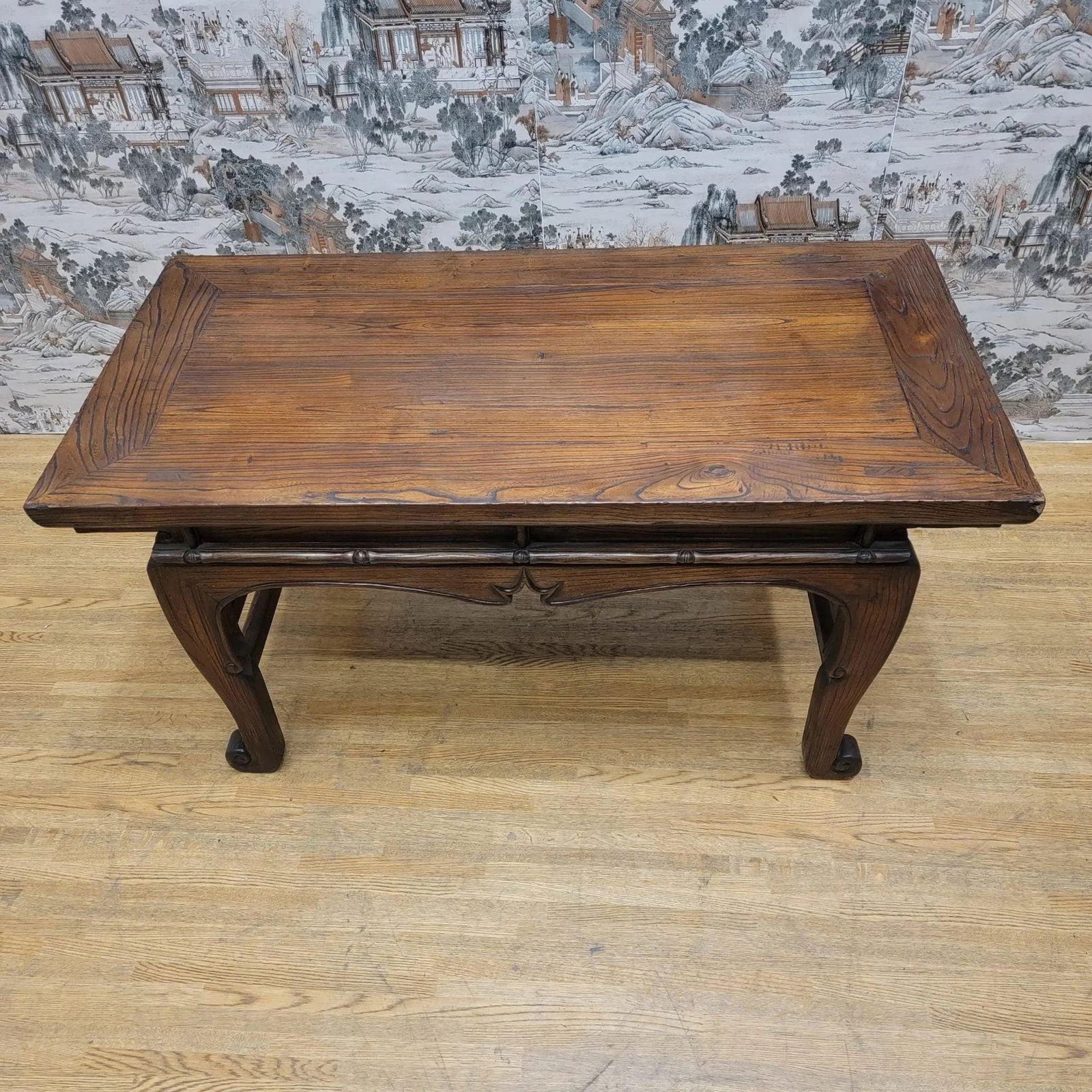 Antique Chinese Elm Coffee Table - 5