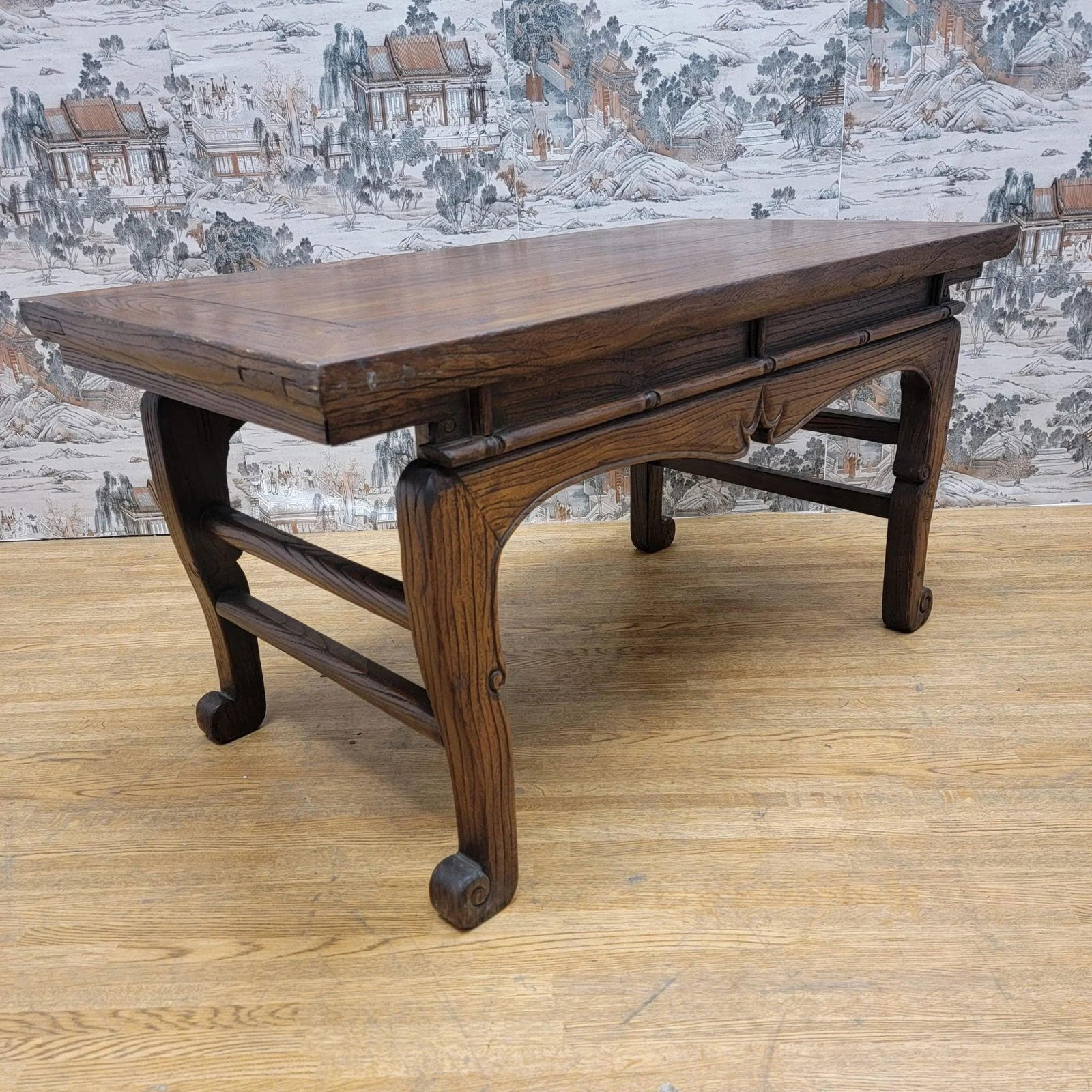 Antique Chinese Elm Coffee Table - 7