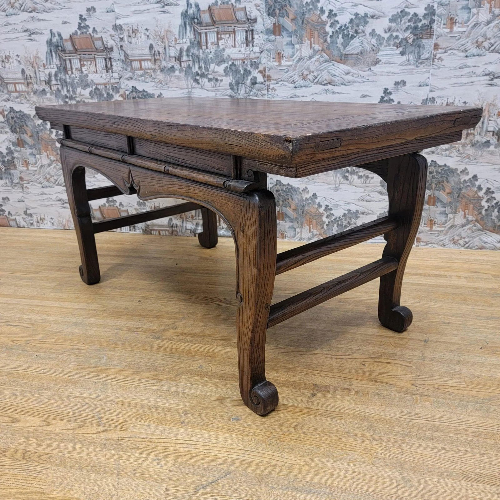 Antique Chinese Elm Coffee Table - 8