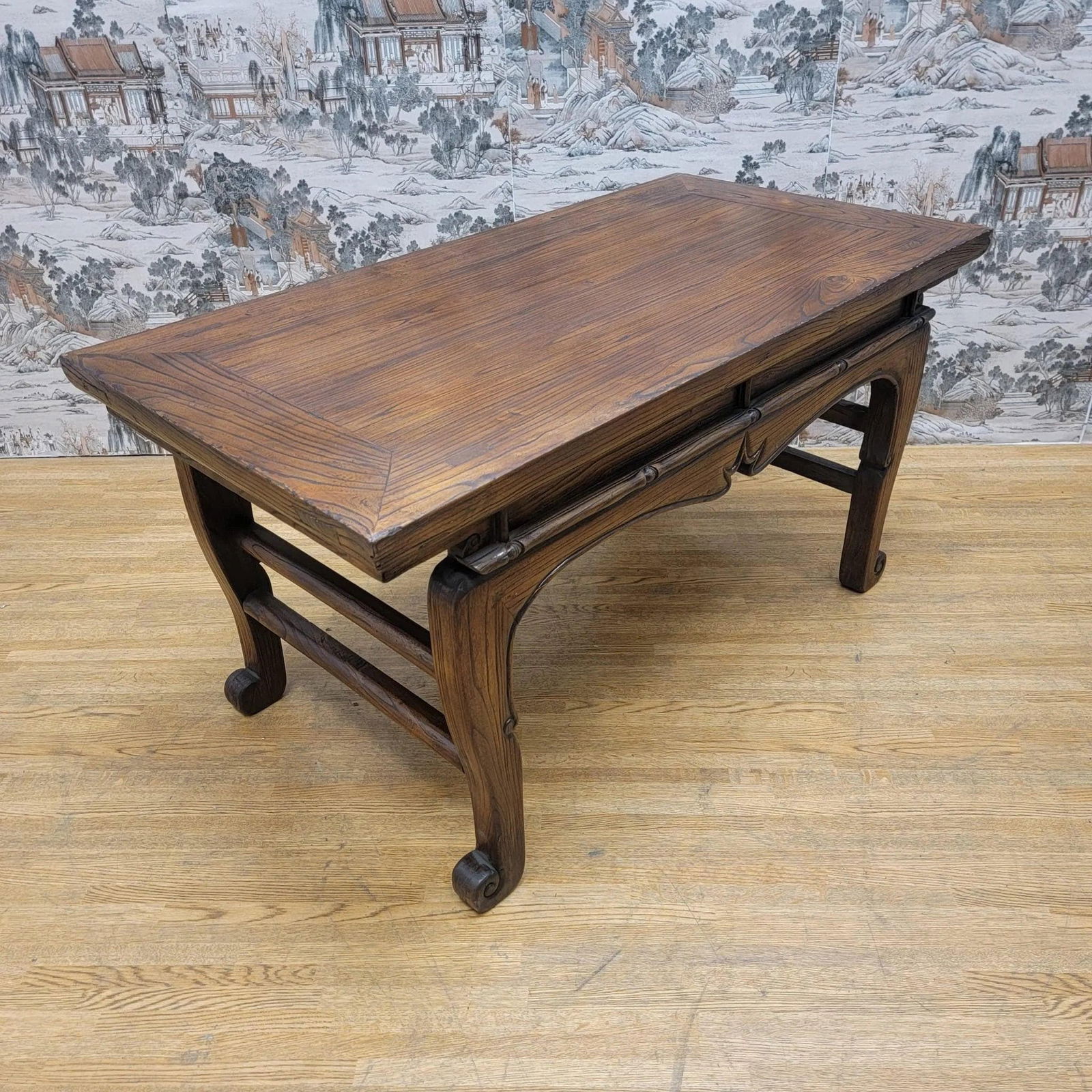 Antique Chinese Elm Coffee Table - 9