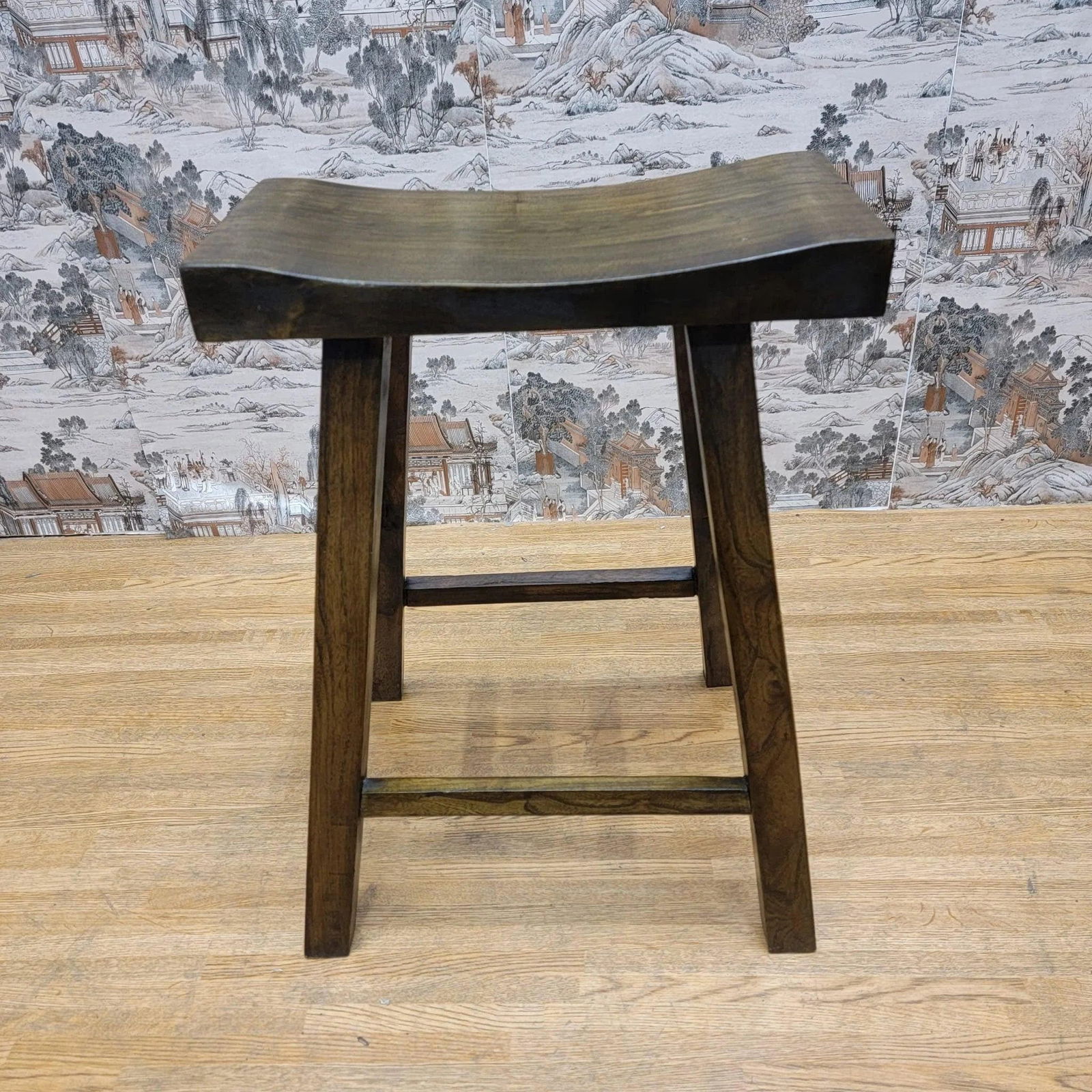 Antique Shanxi Province Elm Stool - 5