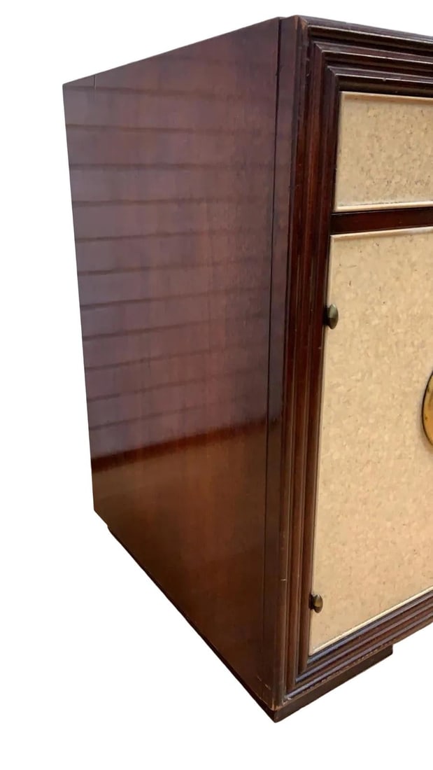 Art Deco Mahogany & Cork Buffet Cabinet by Johnson Furniture - 10