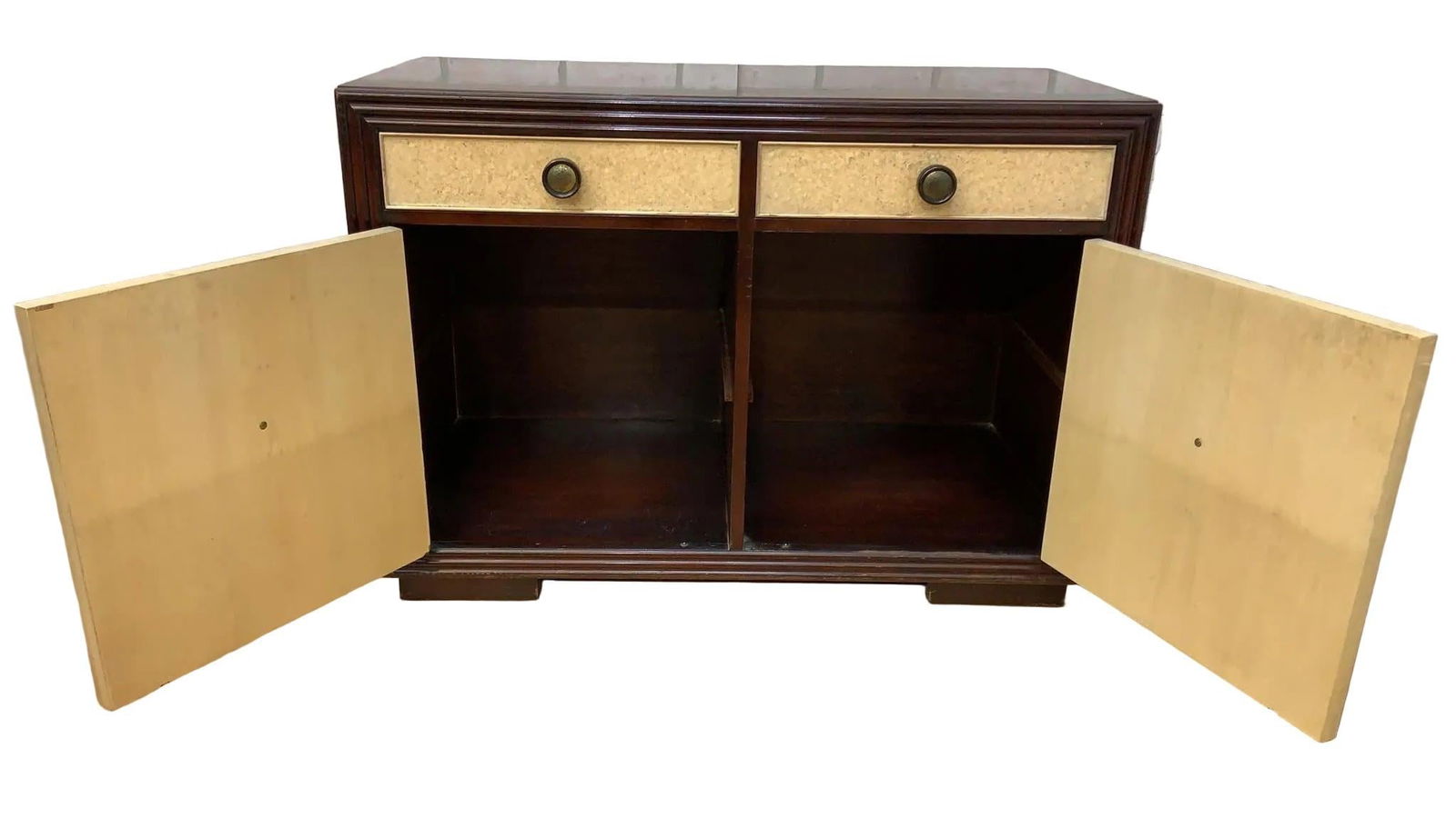 Art Deco Mahogany & Cork Buffet Cabinet by Johnson Furniture - 9