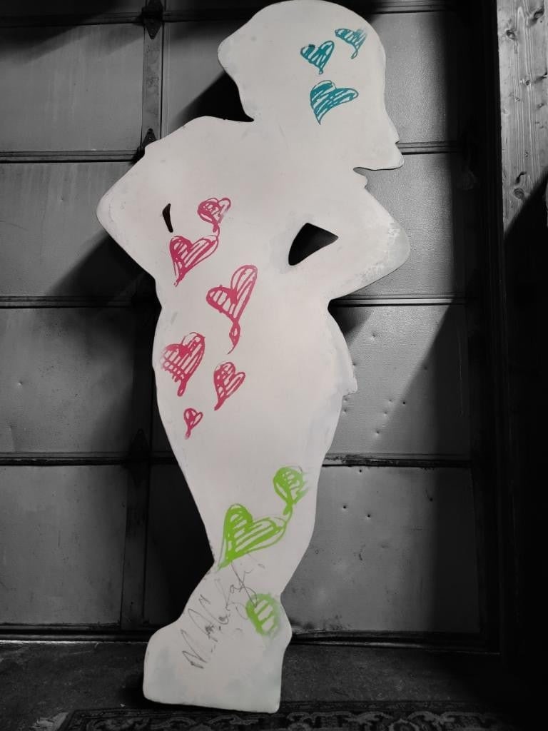 Vintage Mac Cosmetics Fiberglass Urban Art "Fafi" Statue - 8