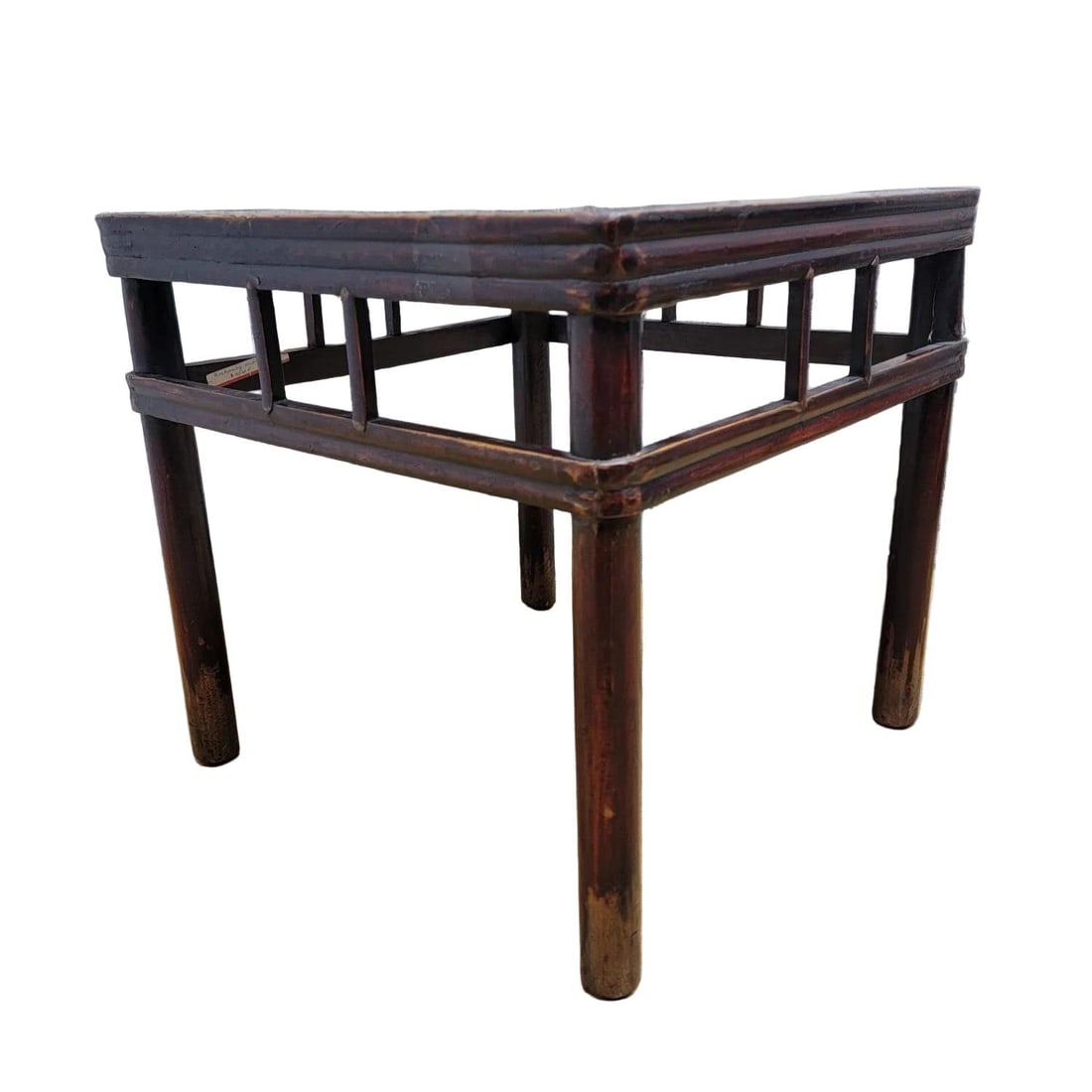 Antique Shanxi Province Elm Side Table - 3