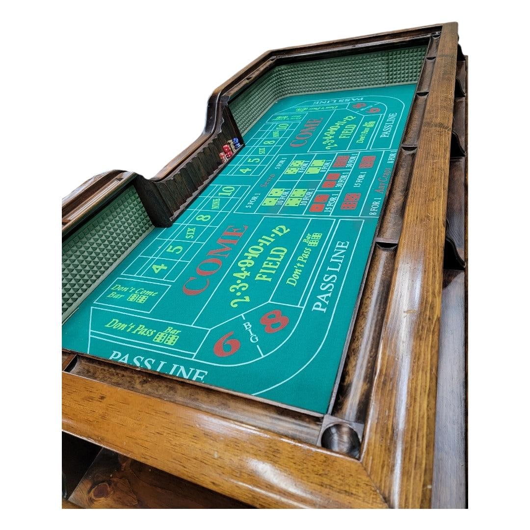 Vintage Classic English Pub Style Craps Table - 4