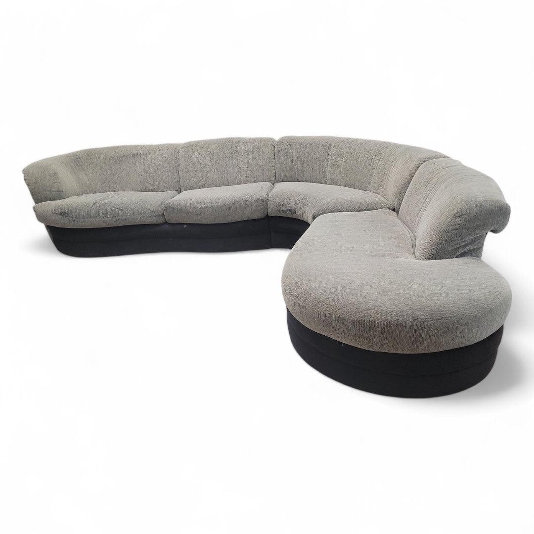 Postmodern Vladimir Kagan Style Serpentine Sectional Sofa by Weiman (1 of 4)