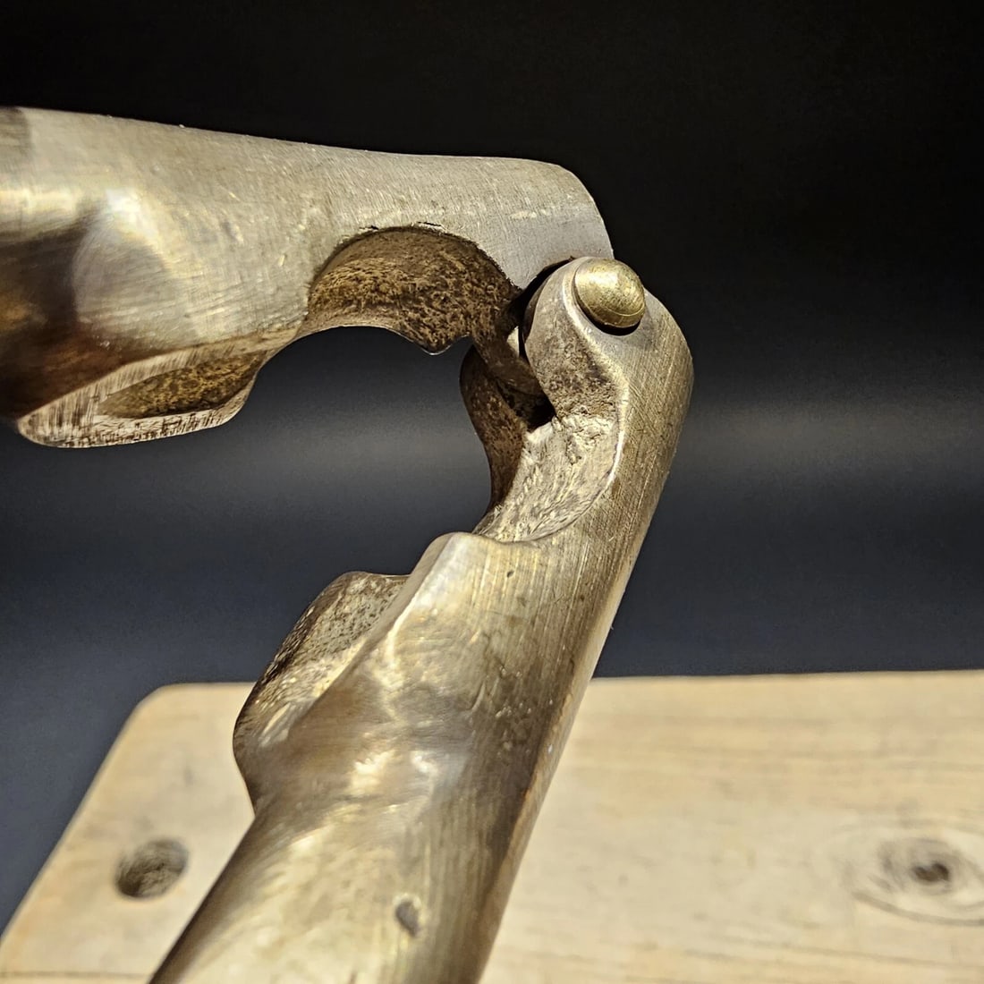 4" Brass Risque Lady Legs Nut Cracker - 8