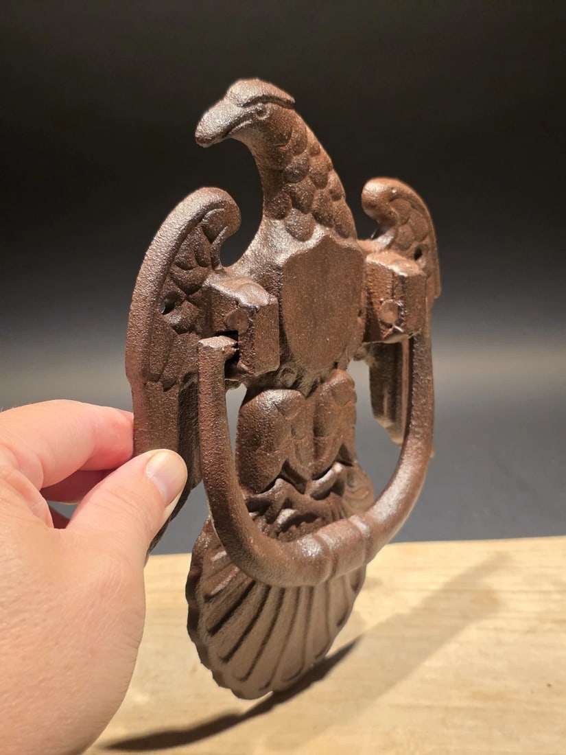 Cast Iron Eagle Door Knocker - 9