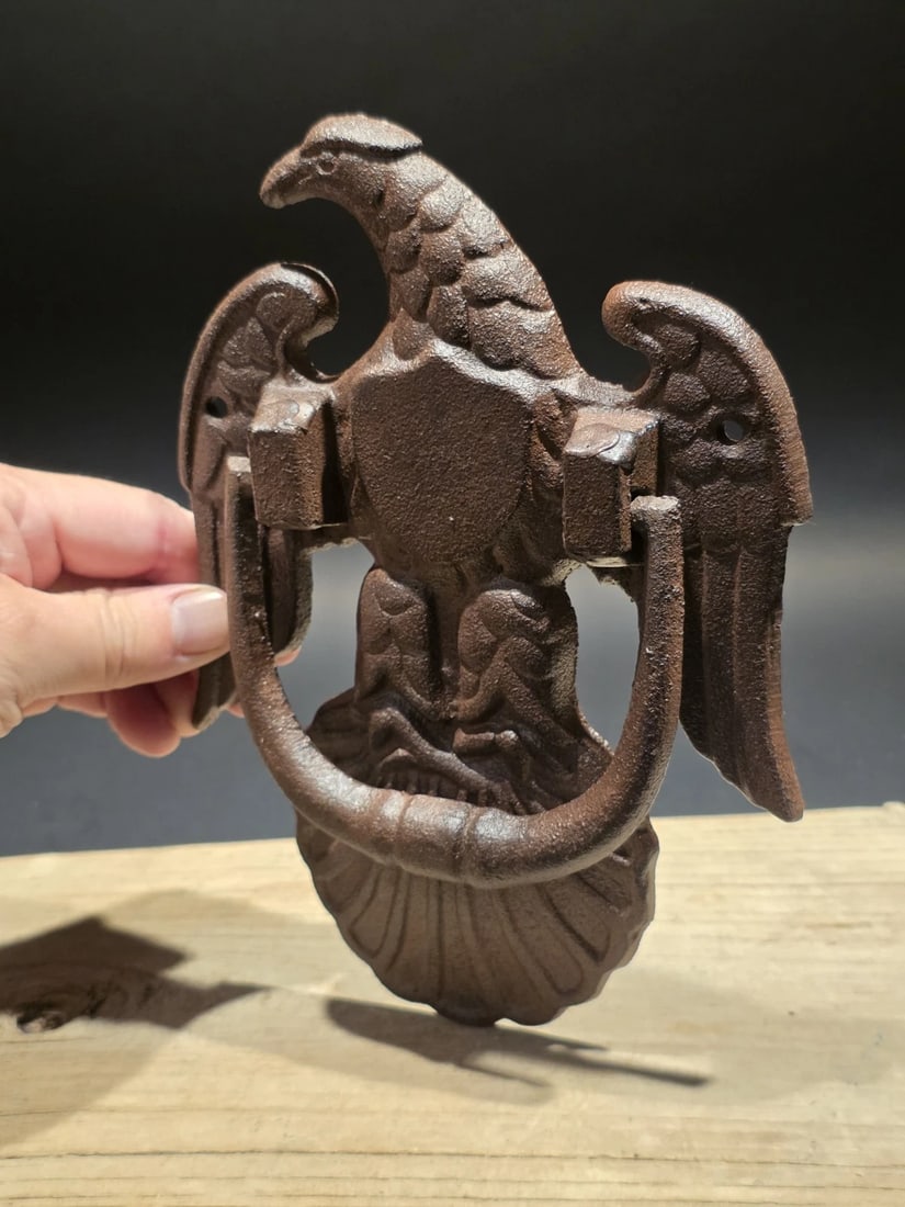 Cast Iron Eagle Door Knocker - 3
