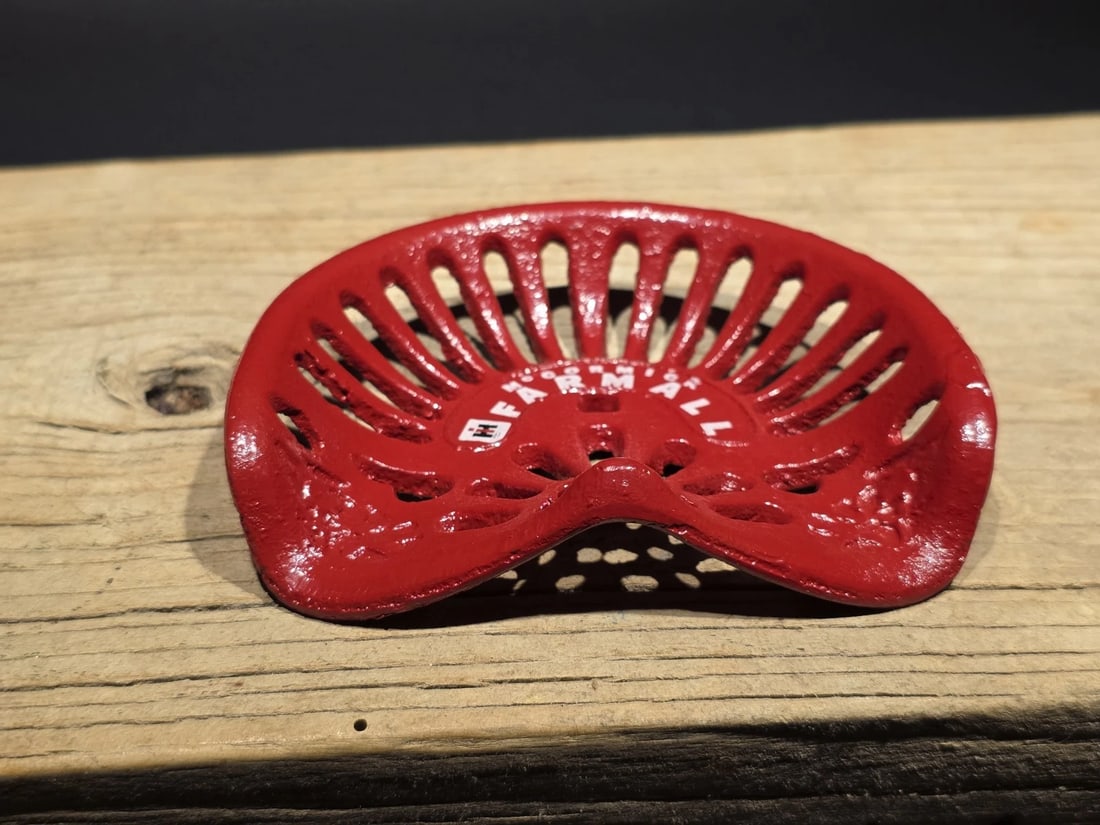 5" Cast Farmall Miniature Tractor Seat Sample - 12
