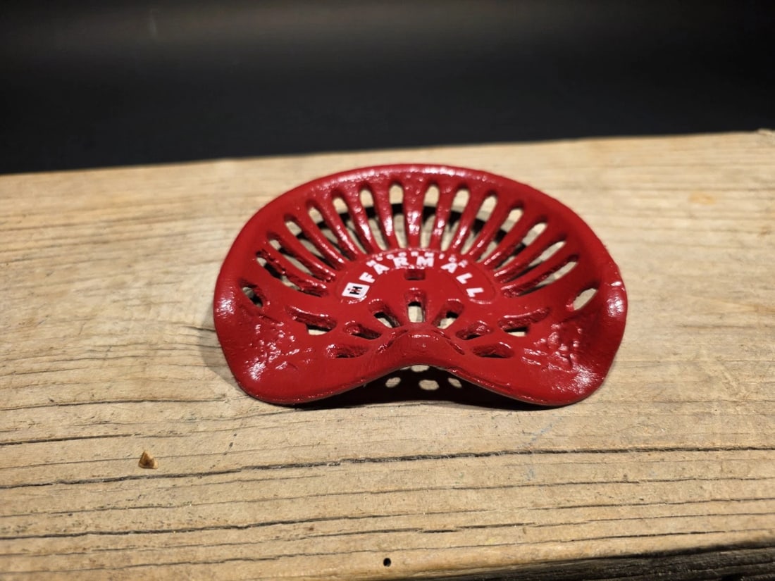 5" Cast Farmall Miniature Tractor Seat Sample - 2