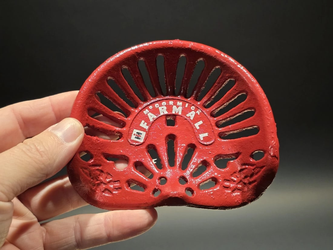 5" Cast Farmall Miniature Tractor Seat Sample - 3