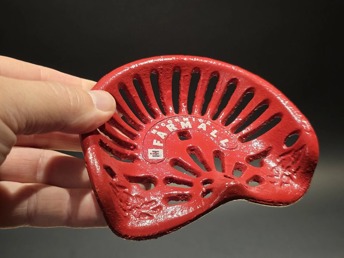 5" Cast Farmall Miniature Tractor Seat Sample - 7
