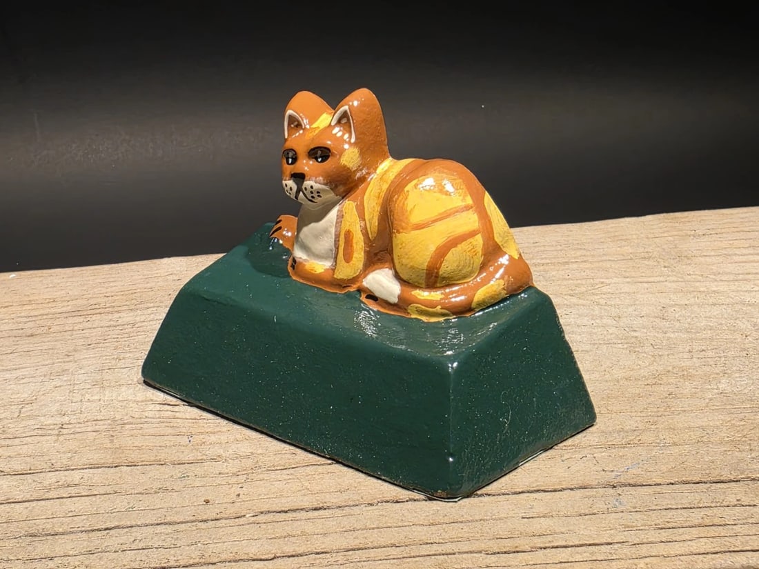 Cast Iron Cat Door Stop Wedge - 8