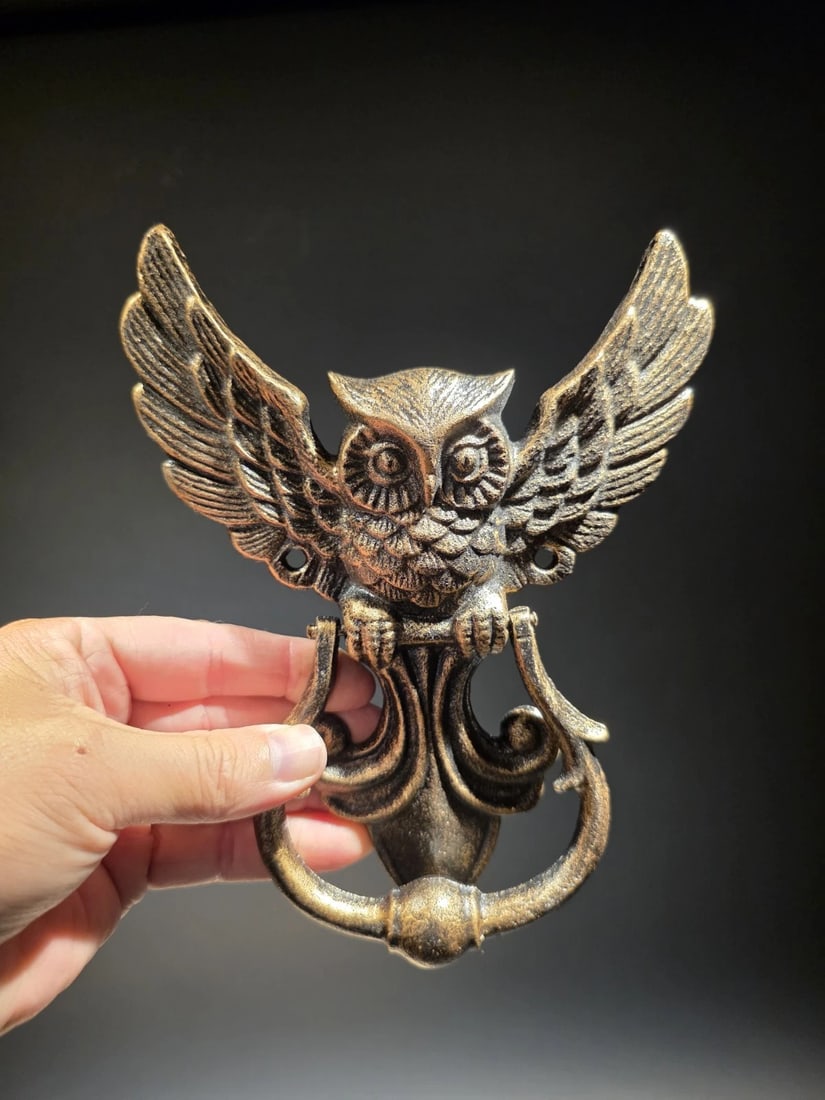 Cast Iron Owl Door knocker - 6