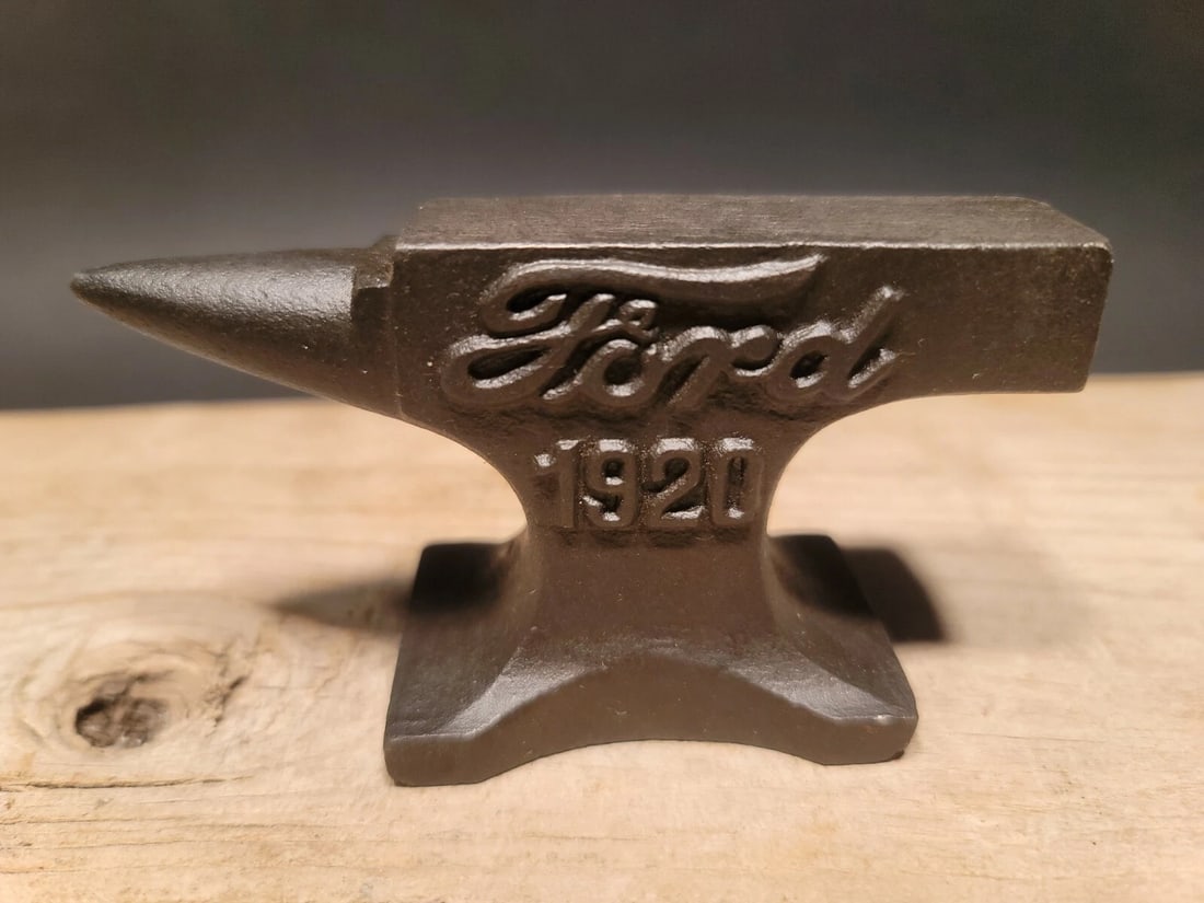 Cast Iron Ford Miniature Anvil - 2