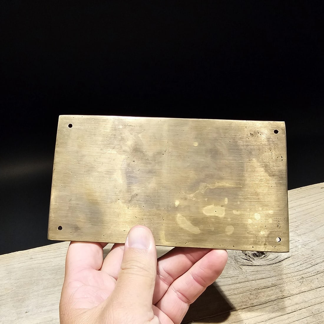 6 5/8" Brass Winchester Plaque Sign - 5