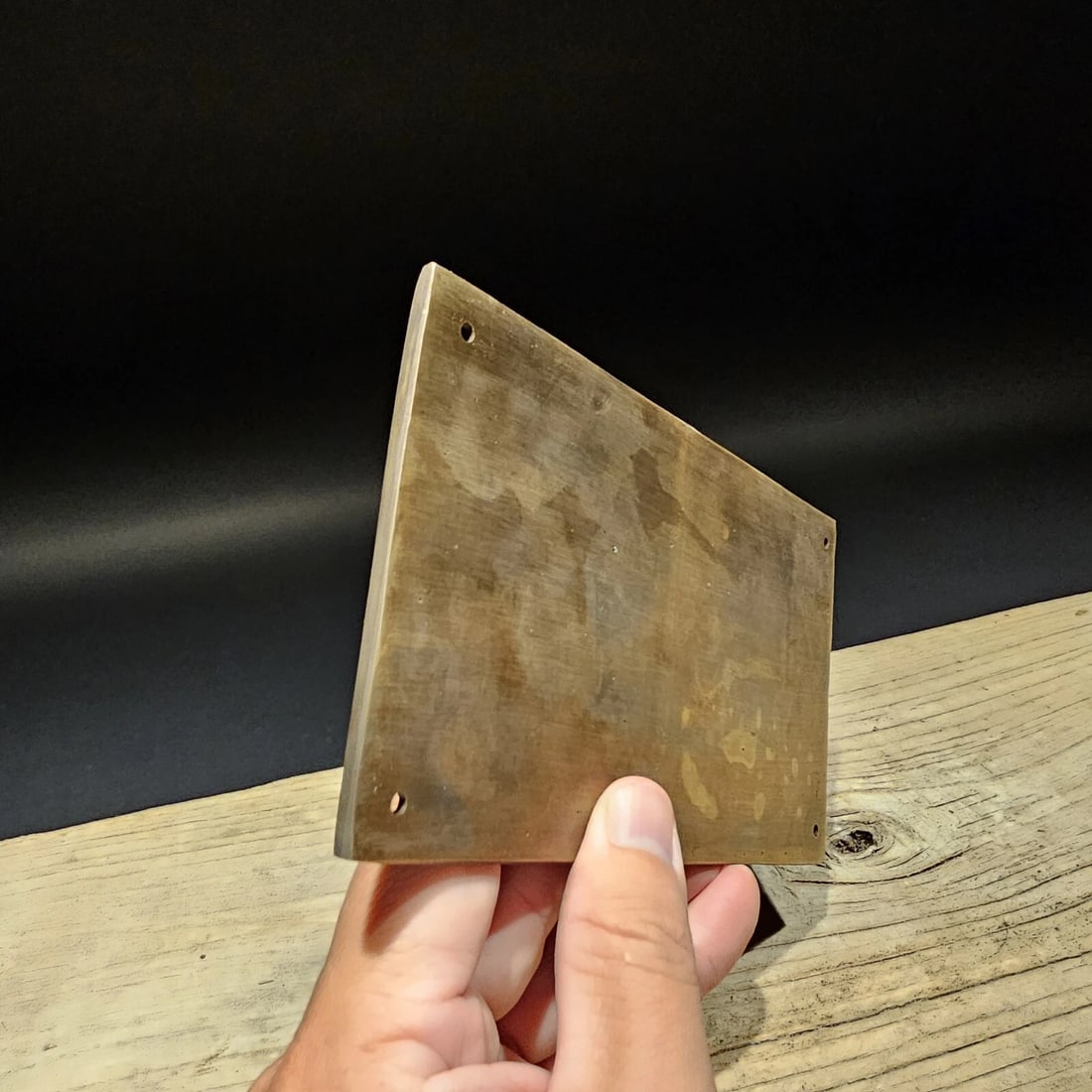 6 5/8" Brass Winchester Plaque Sign - 7