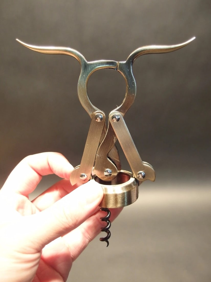 Empire Double Lever Corkscrew Wine Bottle Opener - 9