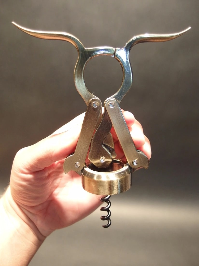 Empire Double Lever Corkscrew Wine Bottle Opener - 10