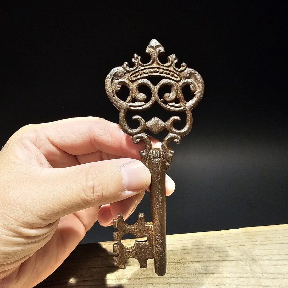 5" Cast Iron Large Skeleton Church Key - 2