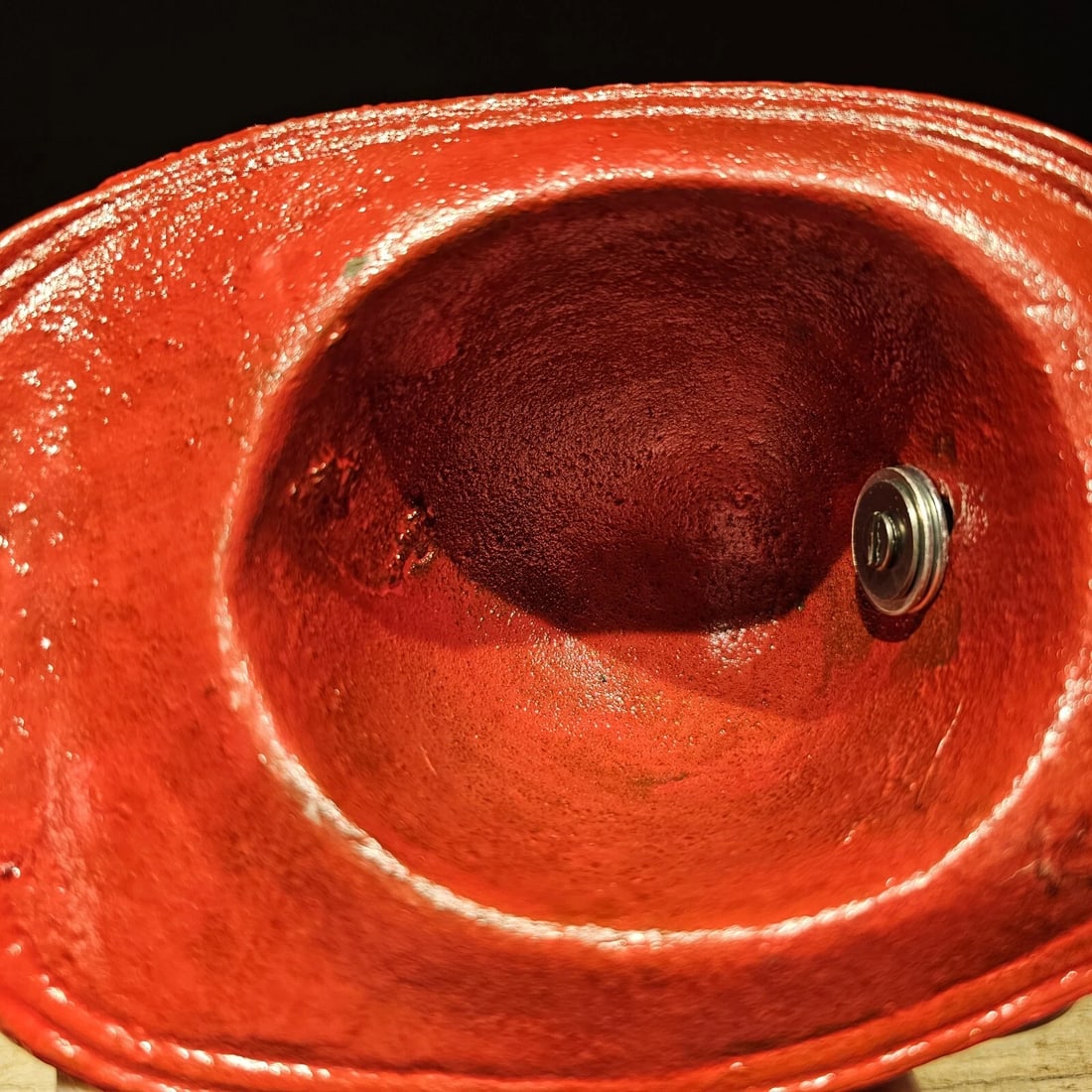 Miniature Cast Iron Texaco Fireman Helmet - 14