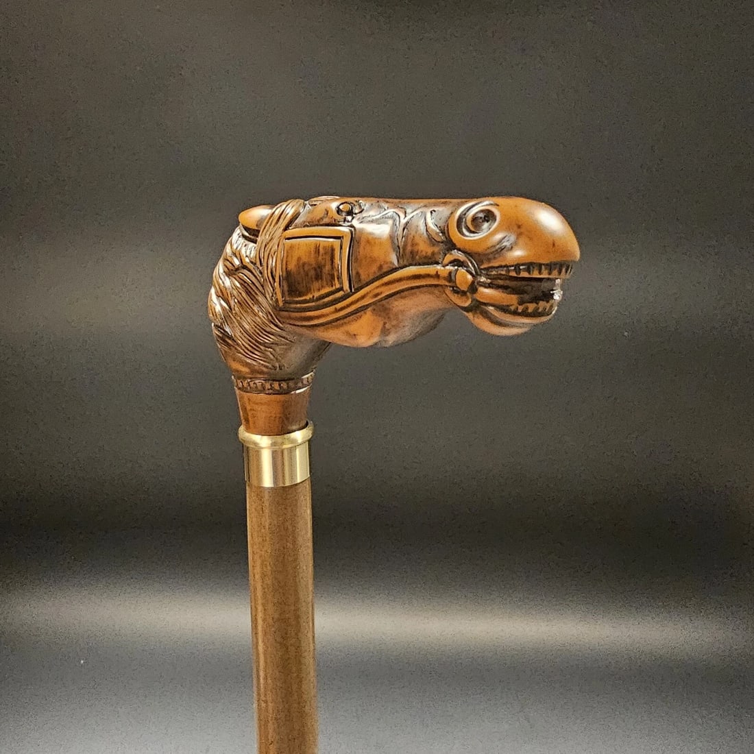 36" Horse Head Walking Stick Cane - 3