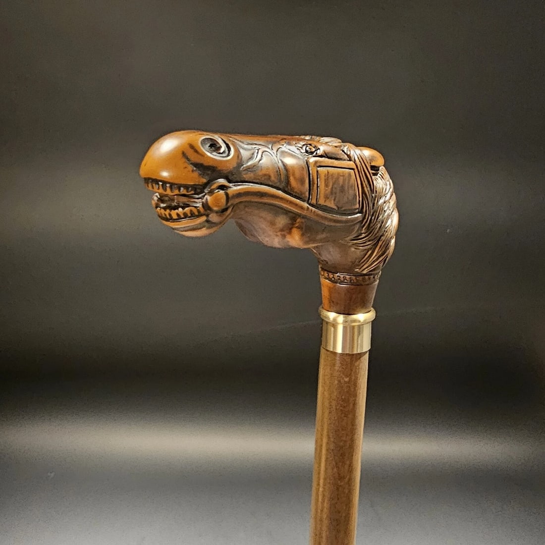 36" Horse Head Walking Stick Cane - 4