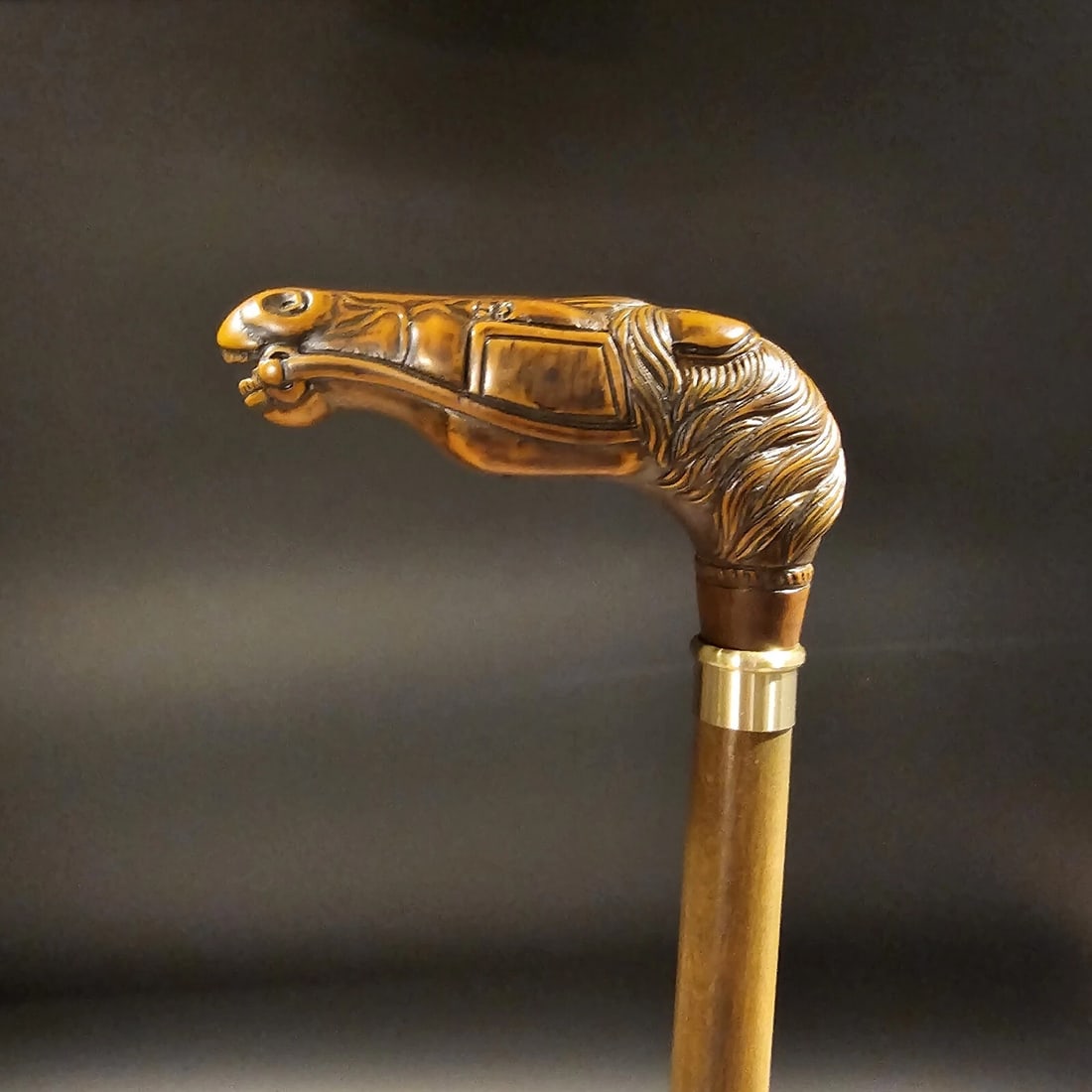 36" Horse Head Walking Stick Cane - 5