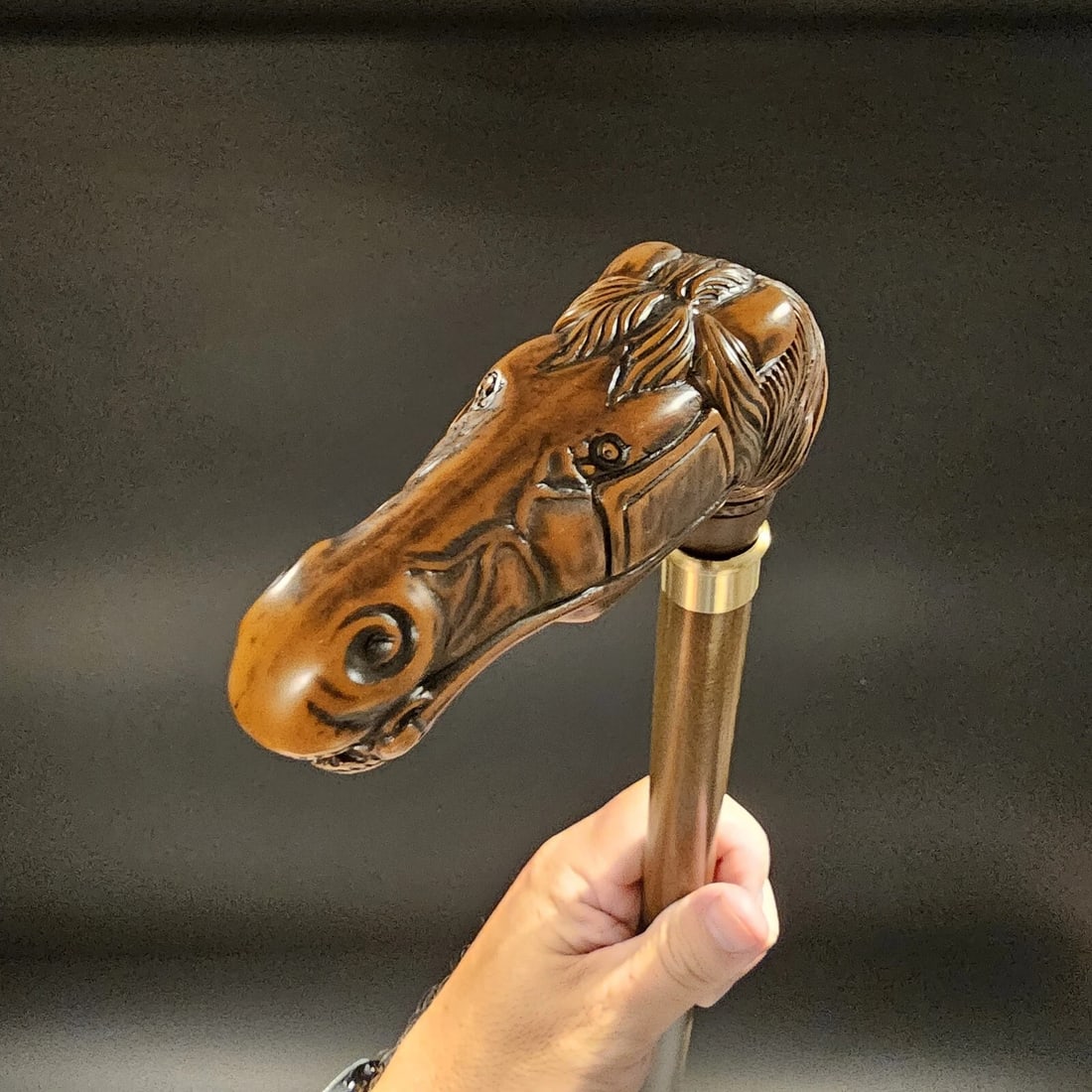 36" Horse Head Walking Stick Cane - 6