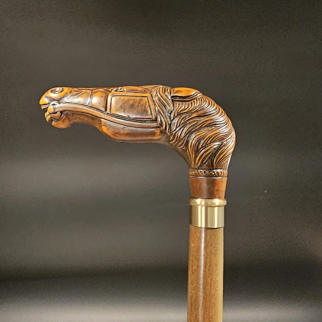 36" Horse Head Walking Stick Cane - 8