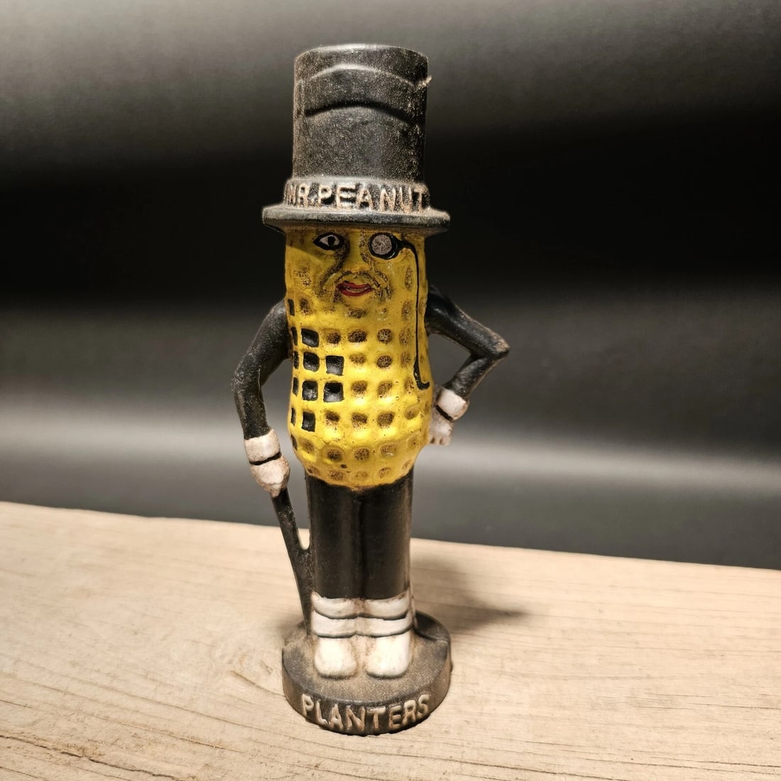 Cast Iron Peanut Coin Bank - 2