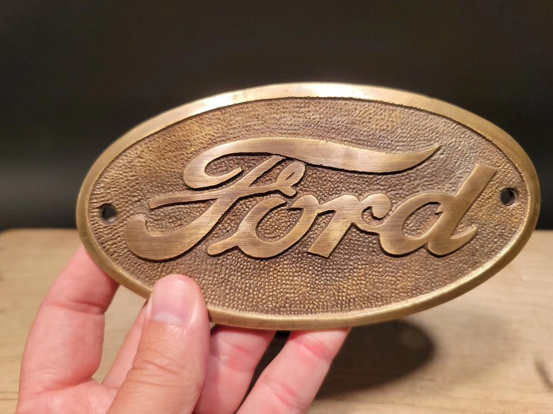 Brass Ford Plaque - 2