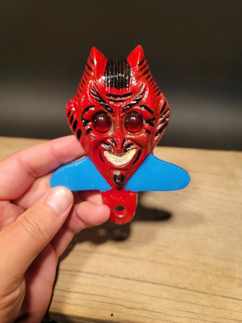 Devil License Plate Fob Topper - 6