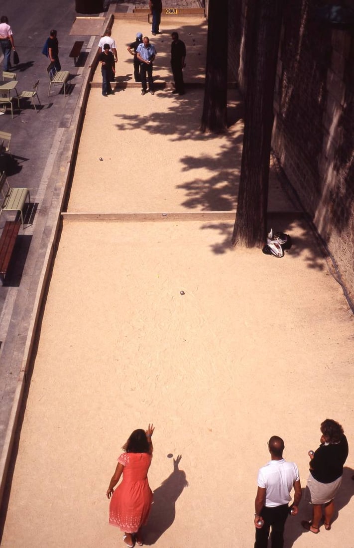 Boules, The River Seine, Paris France - C Type: Title: Boules, The River Seine, Paris France - C Type Description: Title: Boules, The River Seine, Paris France - C Type Photograph - Limited Edition of 10 Artist: Paul Cooklin Origin: United Kingdom