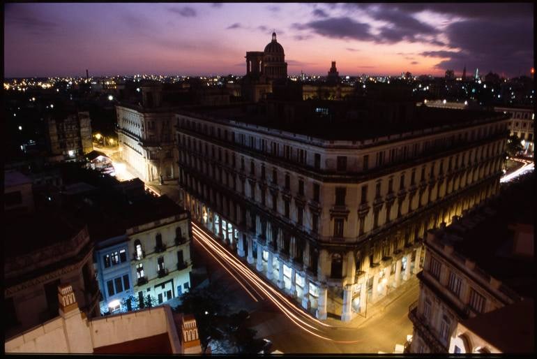 View from the Bacardi Building Rooftop, Havana - C Type: Title: View from the Bacardi Building Rooftop, Havana - C Type Description: Title: View from the Bacardi Building Rooftop, Havana - C Type Photograph - Limited Edition of 10Artist: Paul