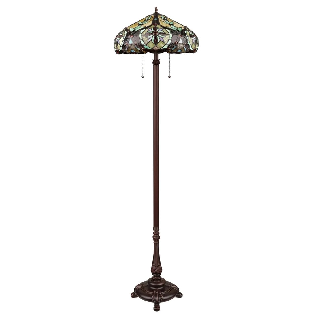 65.5" Stained Glass Floor Lamp - 2