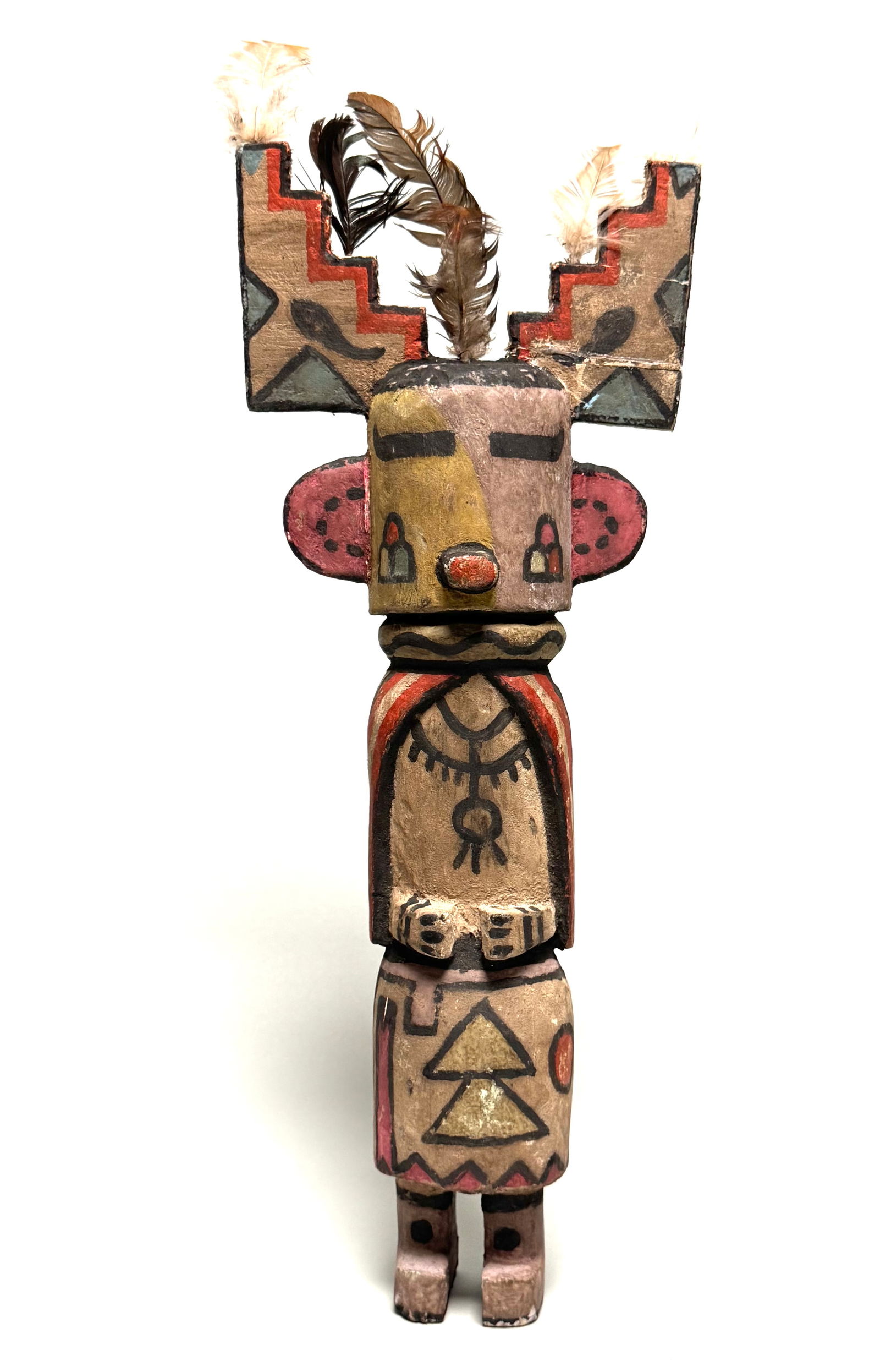 Ancient Zuni figure - New Mexico, USA: Title: Ancient Zuni figure - New Mexico, USA Description: This stunning Zuni figure comes from an old private collection. Zuni figures, traditionally crafted by the Zuni people of New Mexico, are