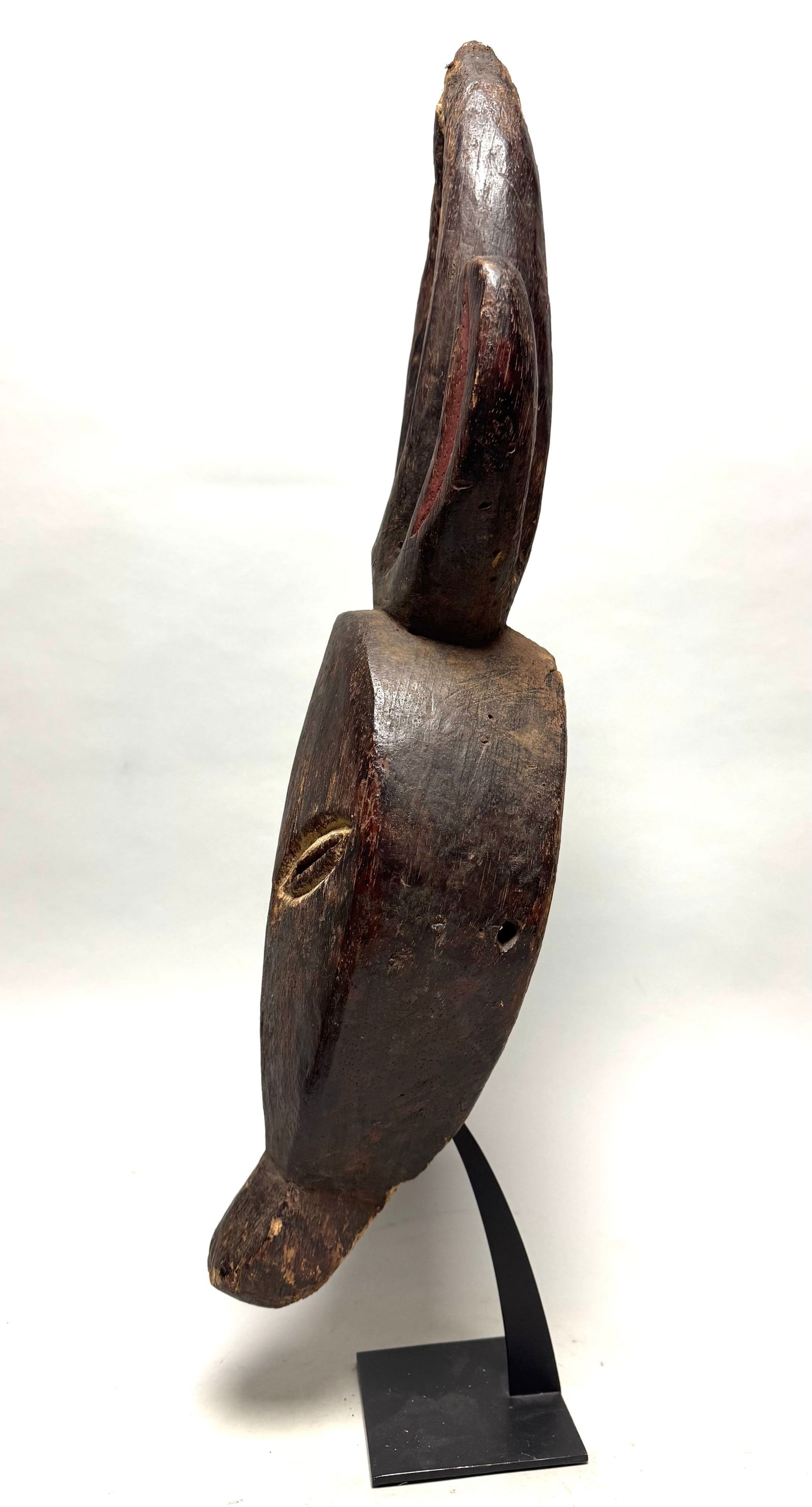 Antelope mask - Wood - Kwele - Gabon - 60 cm - 10