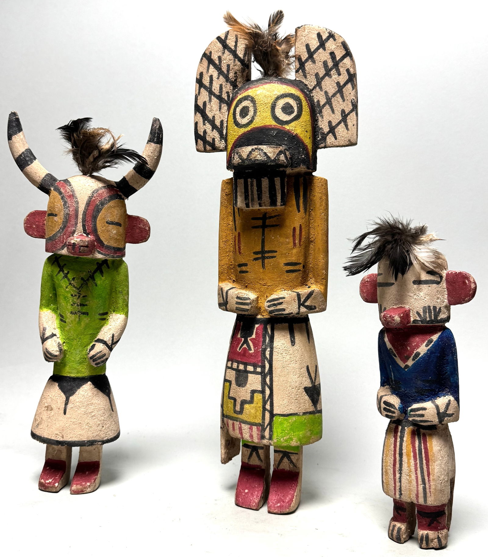 3 Zuni figures - New Mexico, USA - 3