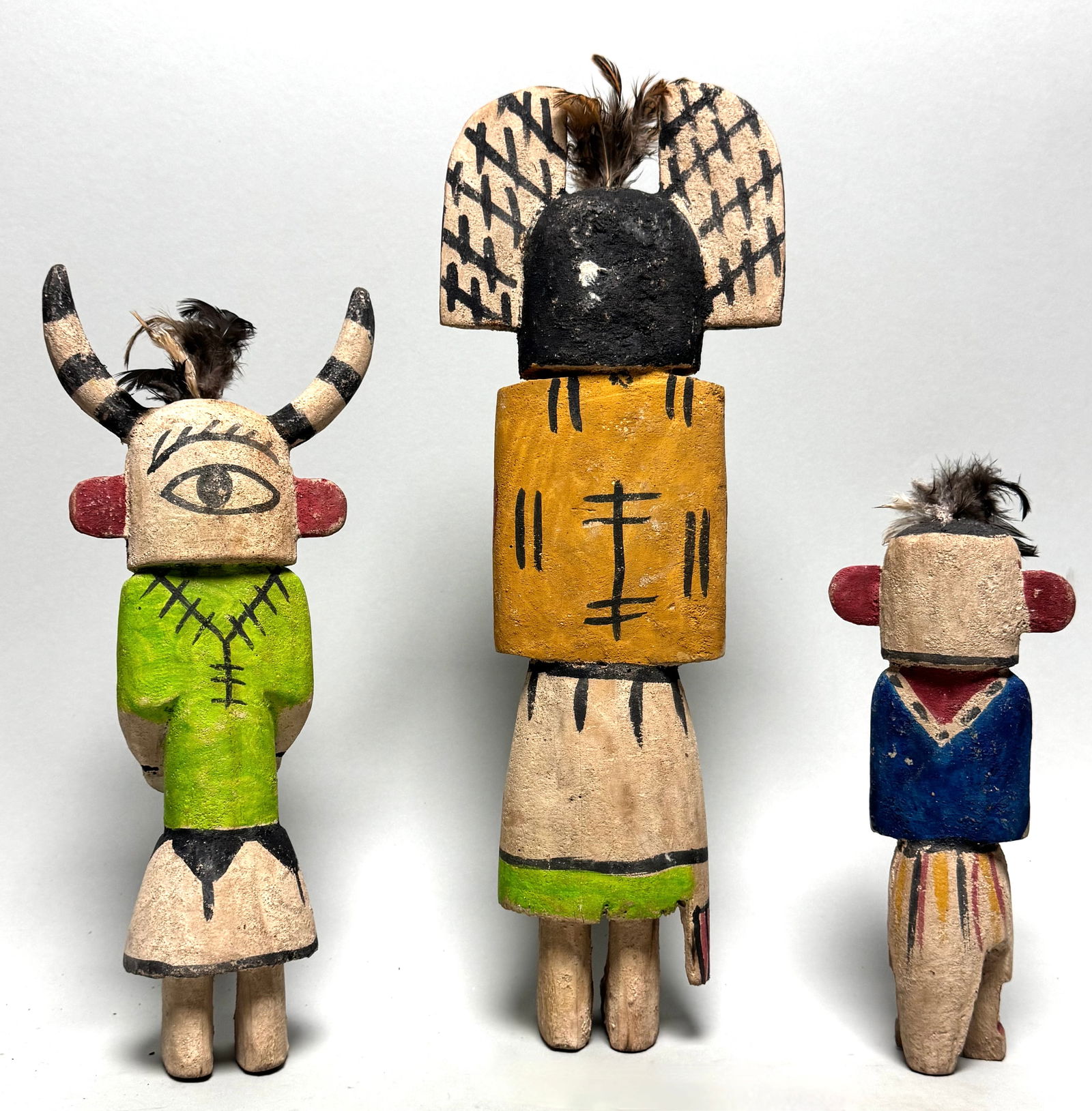 3 Zuni figures - New Mexico, USA - 7