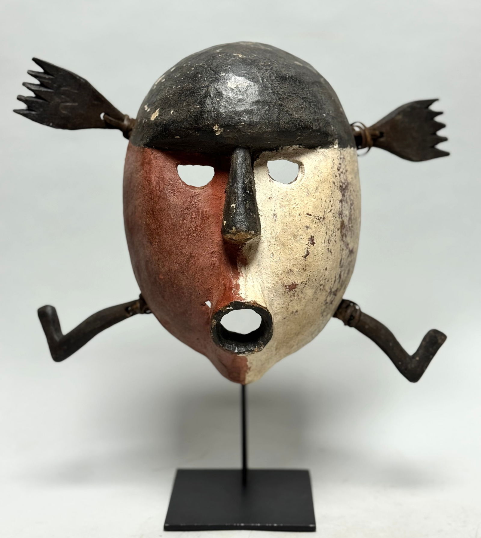 Inuit - Yua Mask made by the Yupik People who live on the West Coast of Alaska.: Title: Inuit - Yua Mask made by the Yupik People who live on the West Coast of Alaska. Description: Yua Mask made by the Yupik People who live on the West Coast of Alaska. are famous for their