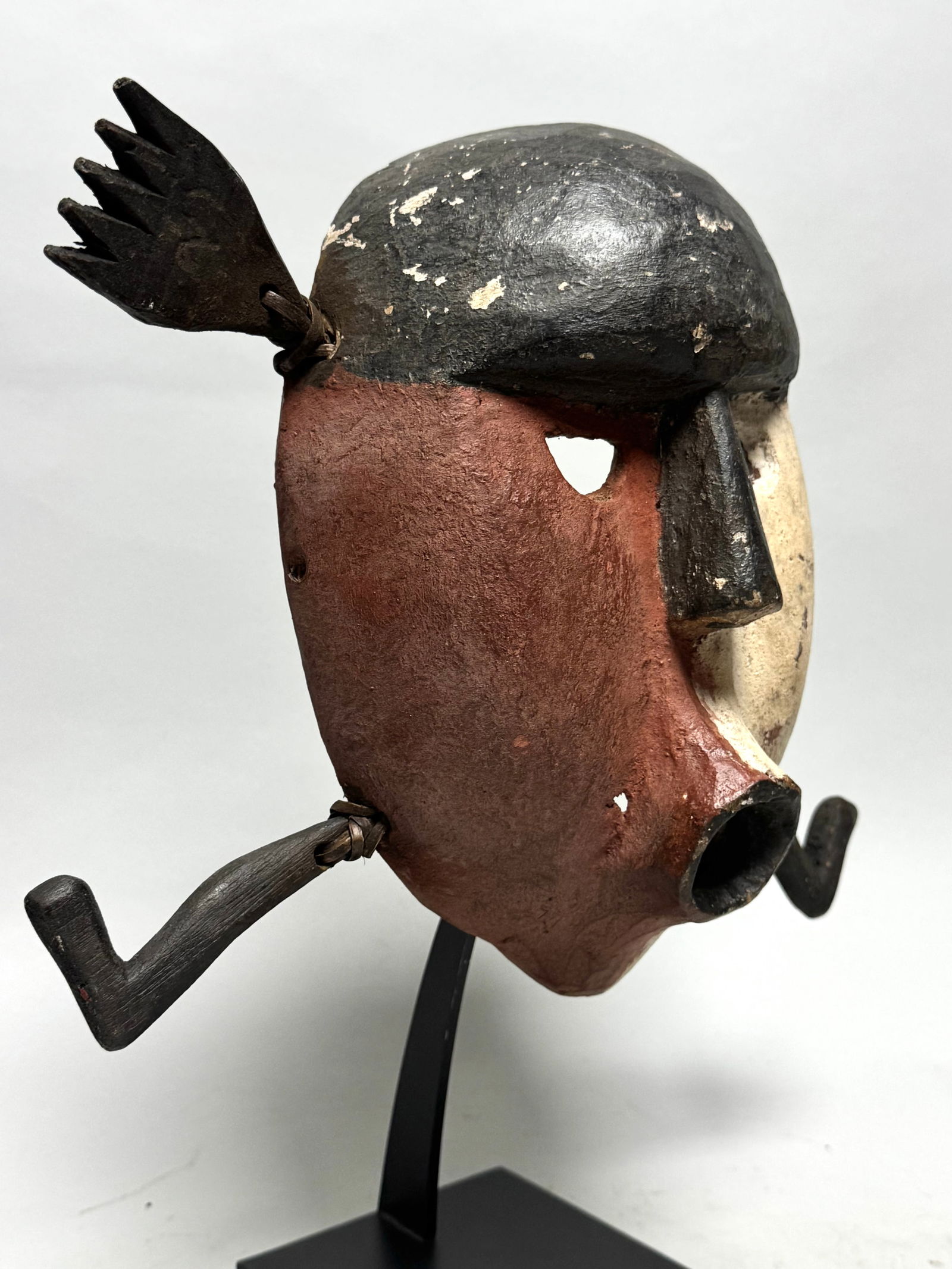 Inuit - Yua Mask made by the Yupik People who live on the West Coast of Alaska. - 8