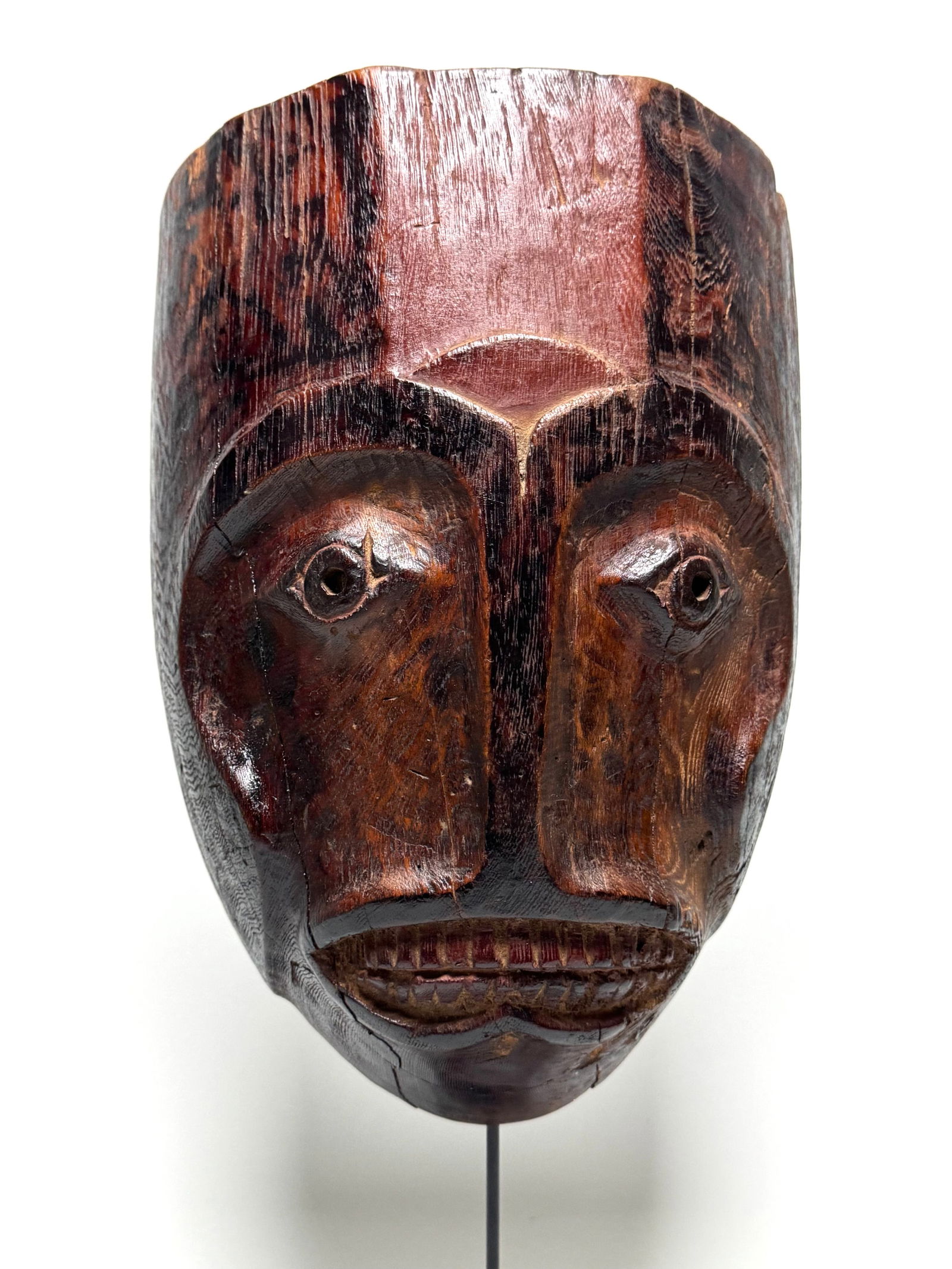 Old Inuit Eskimo Mask Alaska - 16