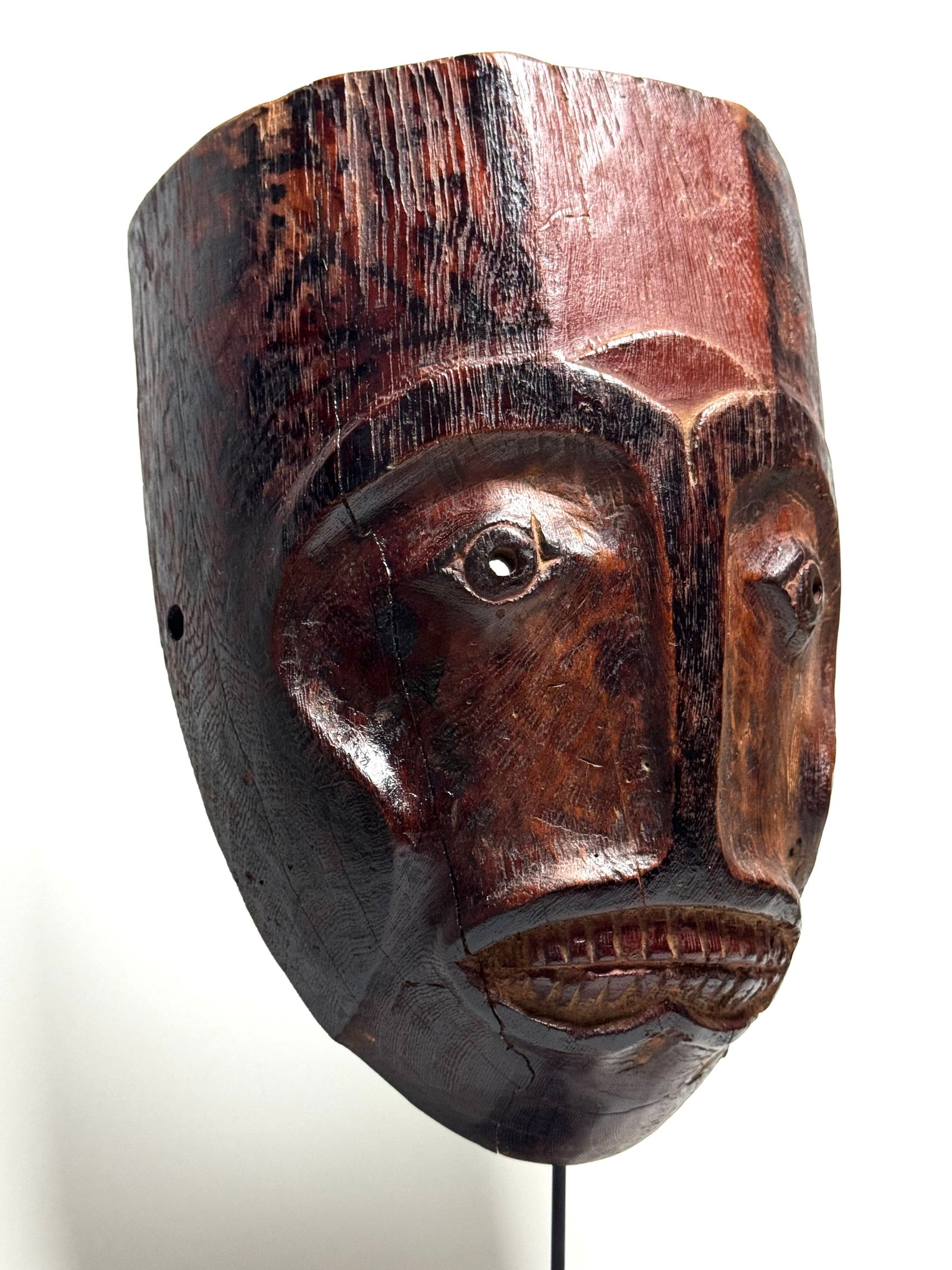 Old Inuit Eskimo Mask Alaska - 3