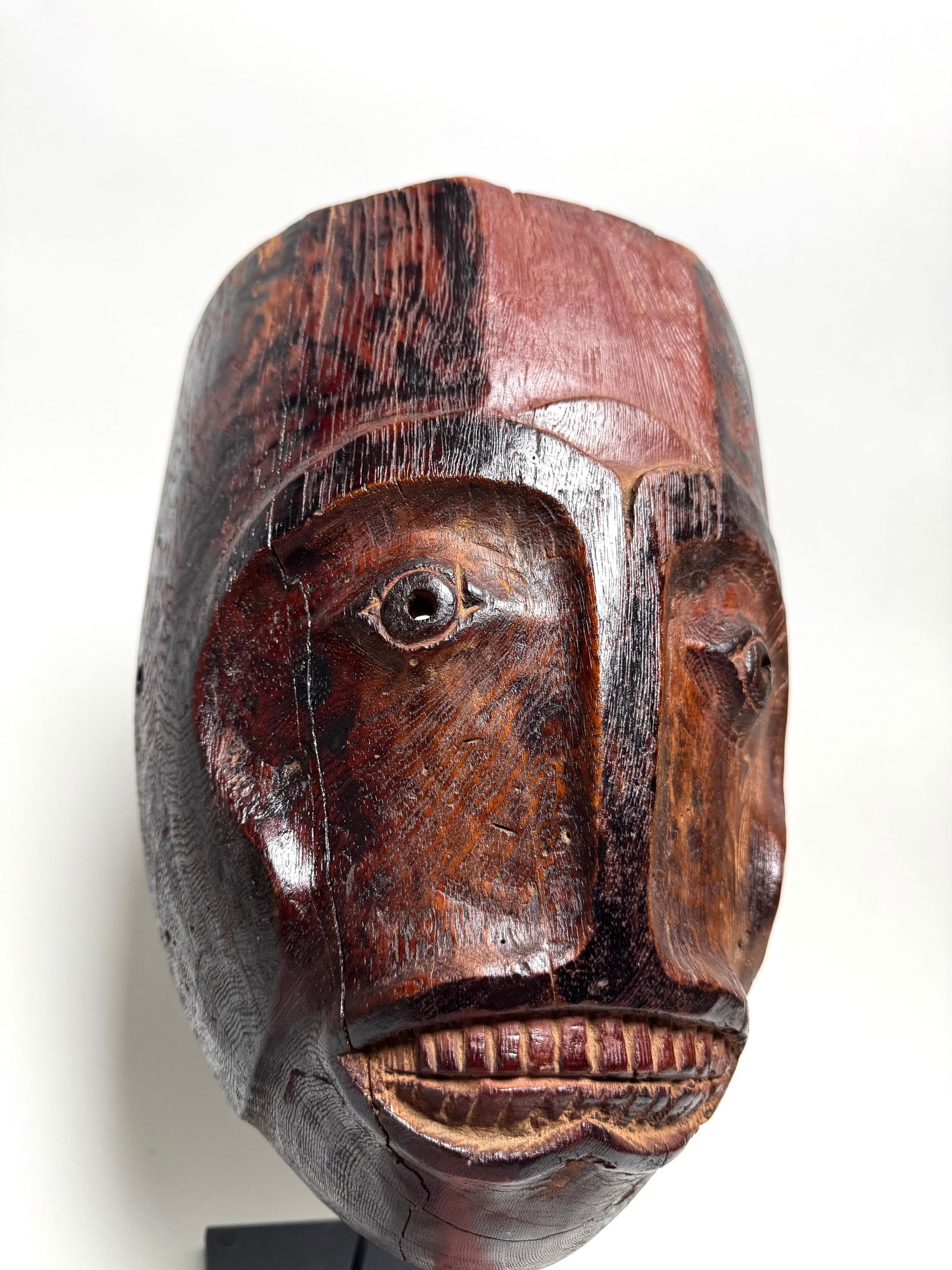 Old Inuit Eskimo Mask Alaska - 4