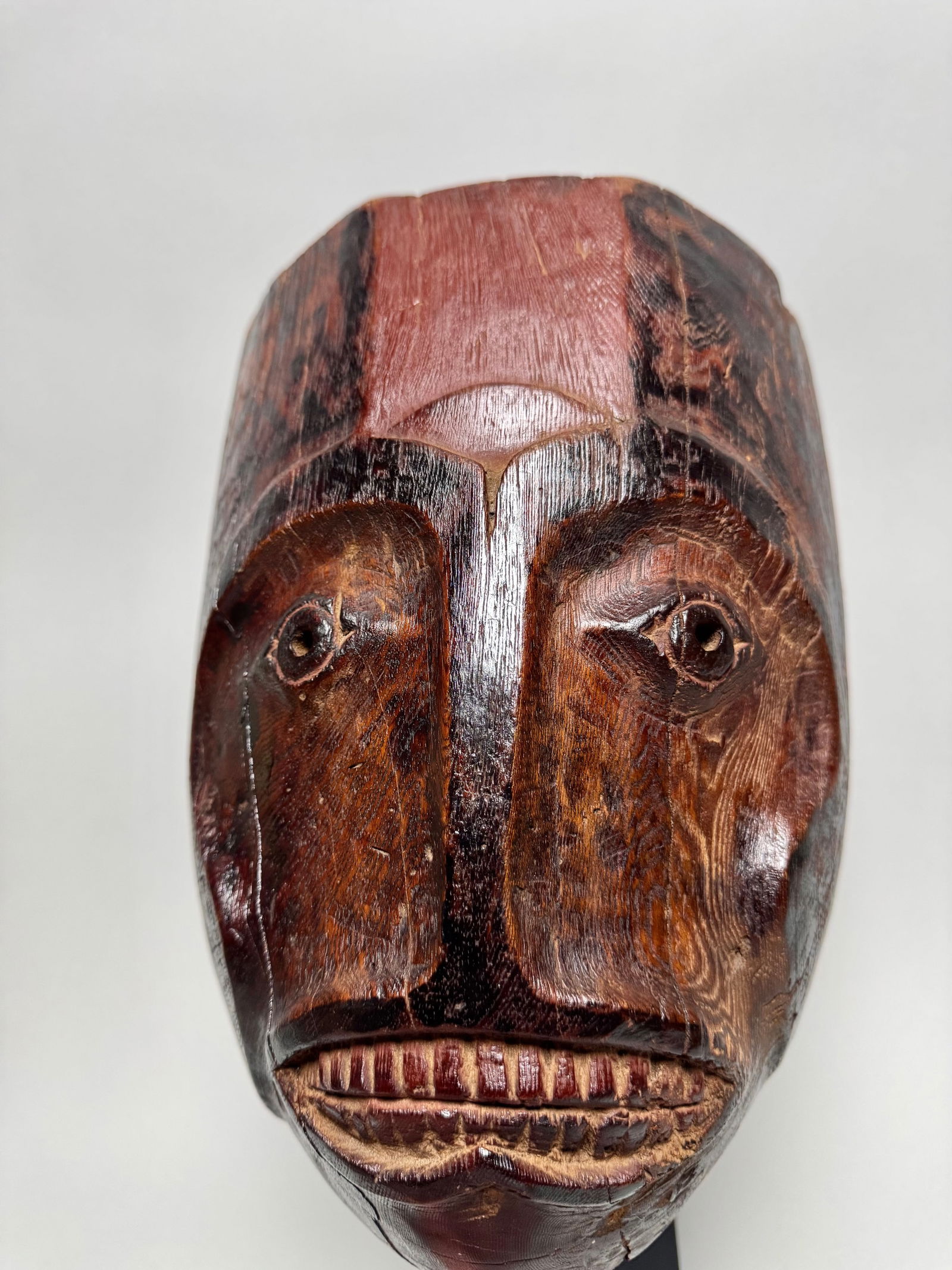 Old Inuit Eskimo Mask Alaska - 5