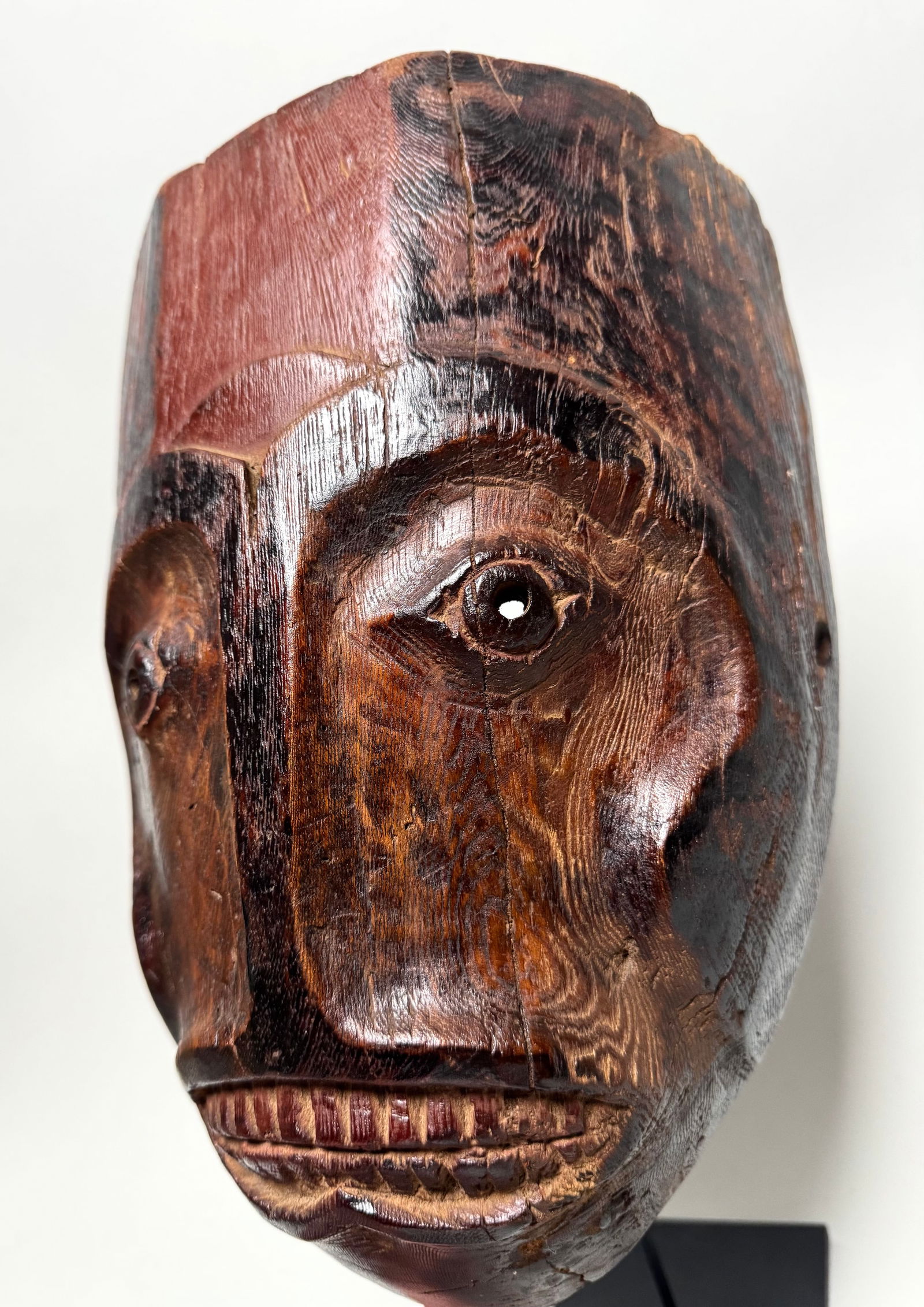 Old Inuit Eskimo Mask Alaska - 6