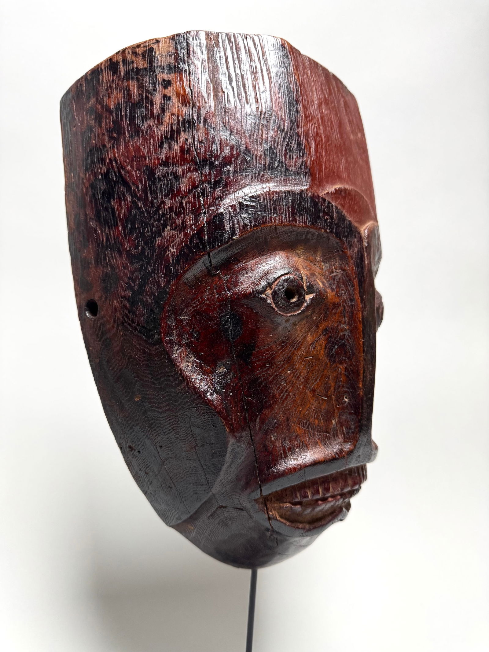 Old Inuit Eskimo Mask Alaska - 8